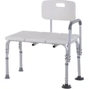 Shower chair with handle and backrest