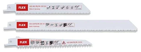 "Reciprocating saw blade assortment for plastic/wood/metal image"