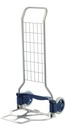 Parcel trolley with grid