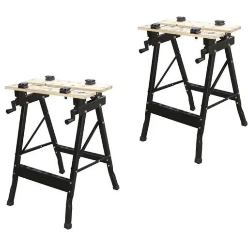 "Workbench / Workmate ERRO6010 - Set of 2 - 100kg - 605x635x800 mm image"