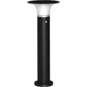 Garden lamp with solar panel, black 23.5 cm x 60 cm