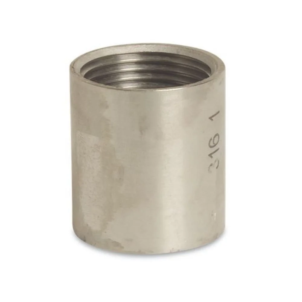 1/2 Inch Stainless Steel Coupling - Female Threaded Pipe Fitting