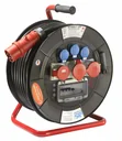 Professional drum Mammut 460 Version 4, 40m, 3 sockets 230V, 2+1-CEE sockets, with carrying and base frame