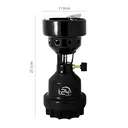 Camping stove 2 in 1 NO-190 black