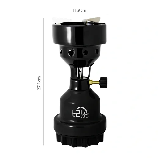 "Camping stove 2 in 1 NO-190 black image"