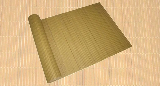 "Privacy and wind protection "Bamboo look" 10 m long image"