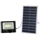 VT-100W Solar Floodlight with Solar Panel - 2450 Lm - 6000K - Black