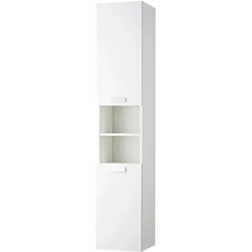 "Fabulous Bathroom Tall Cabinet White image"