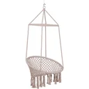 Hanging chair in vintage style beige