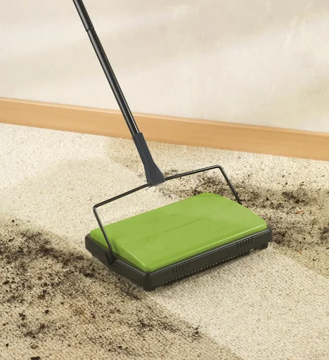 "Carpet sweeper, green image"