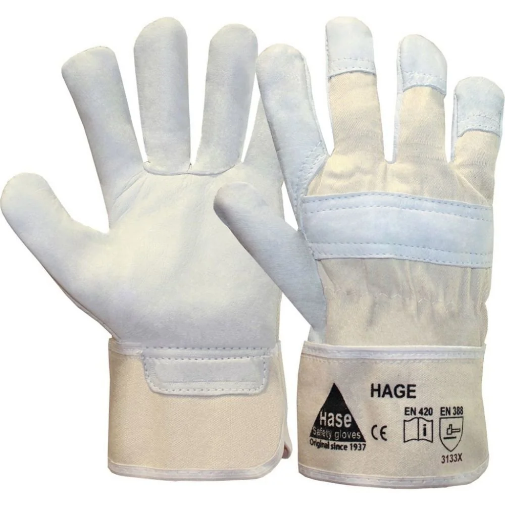 Leather Work Gloves, Size 11
