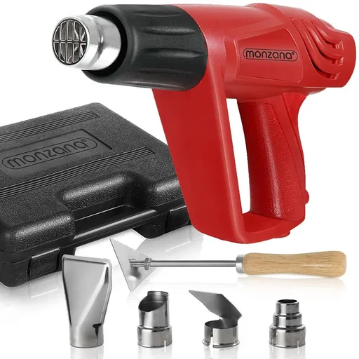 "Hot air gun 2000 watts including accessories and case image"