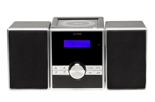 "Stereo system with CD player, radio and AUX connection image"