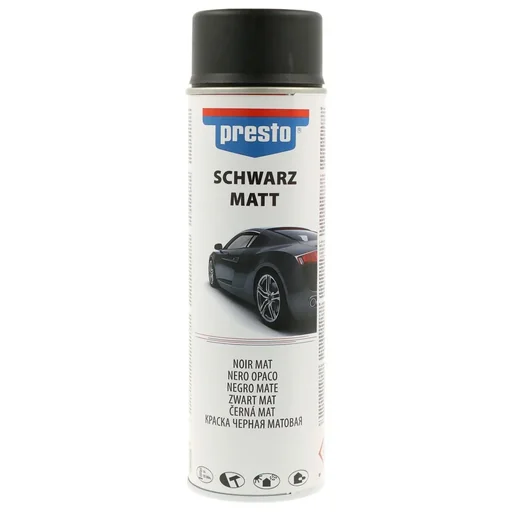 "Rally spray can, color black, matt, 500 ml image"