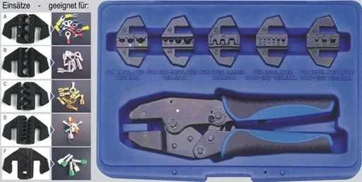 "Lever crimping pliers - 6 pieces image"