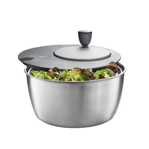"Salad spinner "ROTARE", stainless steel image"