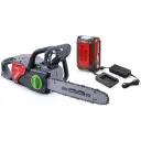 Cordless chainsaw set 40 V (5.0 Ah Li-Ion battery + standard charger)