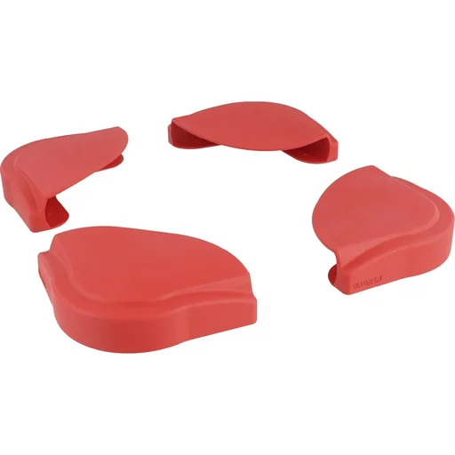 "Edge protection MM 3057, 88 x 88 x 22 mm, red, suitable for many transport aids with rounded corners from the range image"