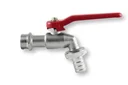 Ball valve 1/2", thread size 3/4" at the outlet