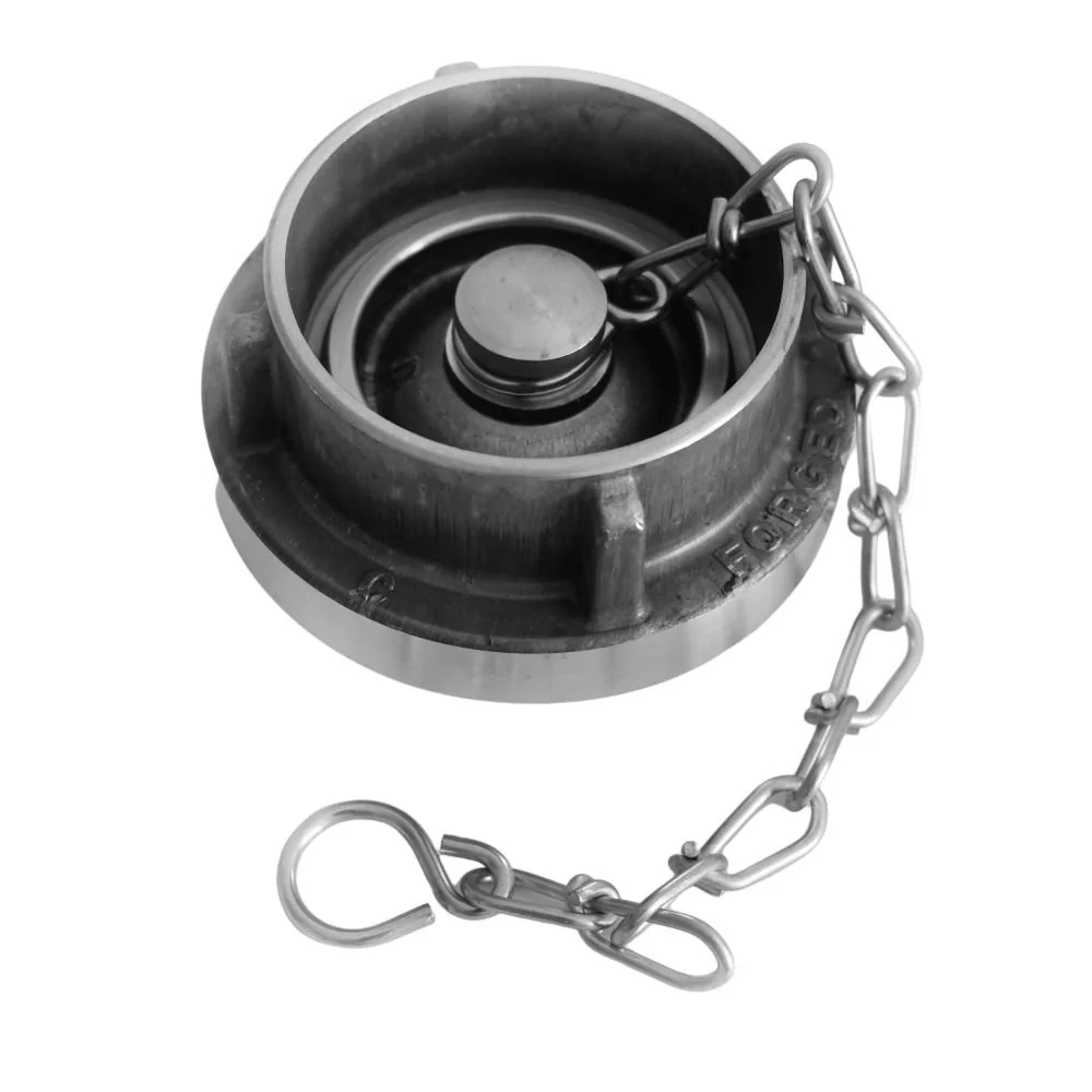 "Storz Size C Blind Coupling with Chain - Fire Hose Fitting image"