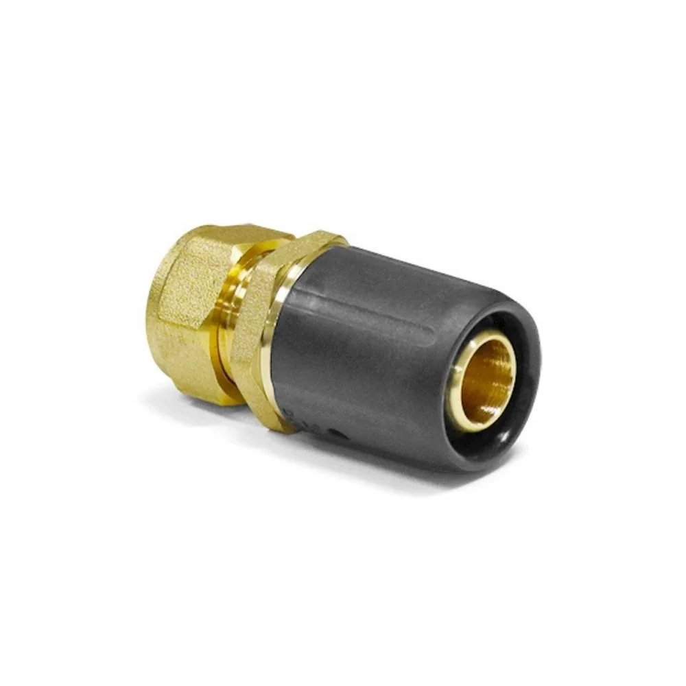 "Push Fit Copper Pipe Fitting - 16mm to 15mm Connector image"