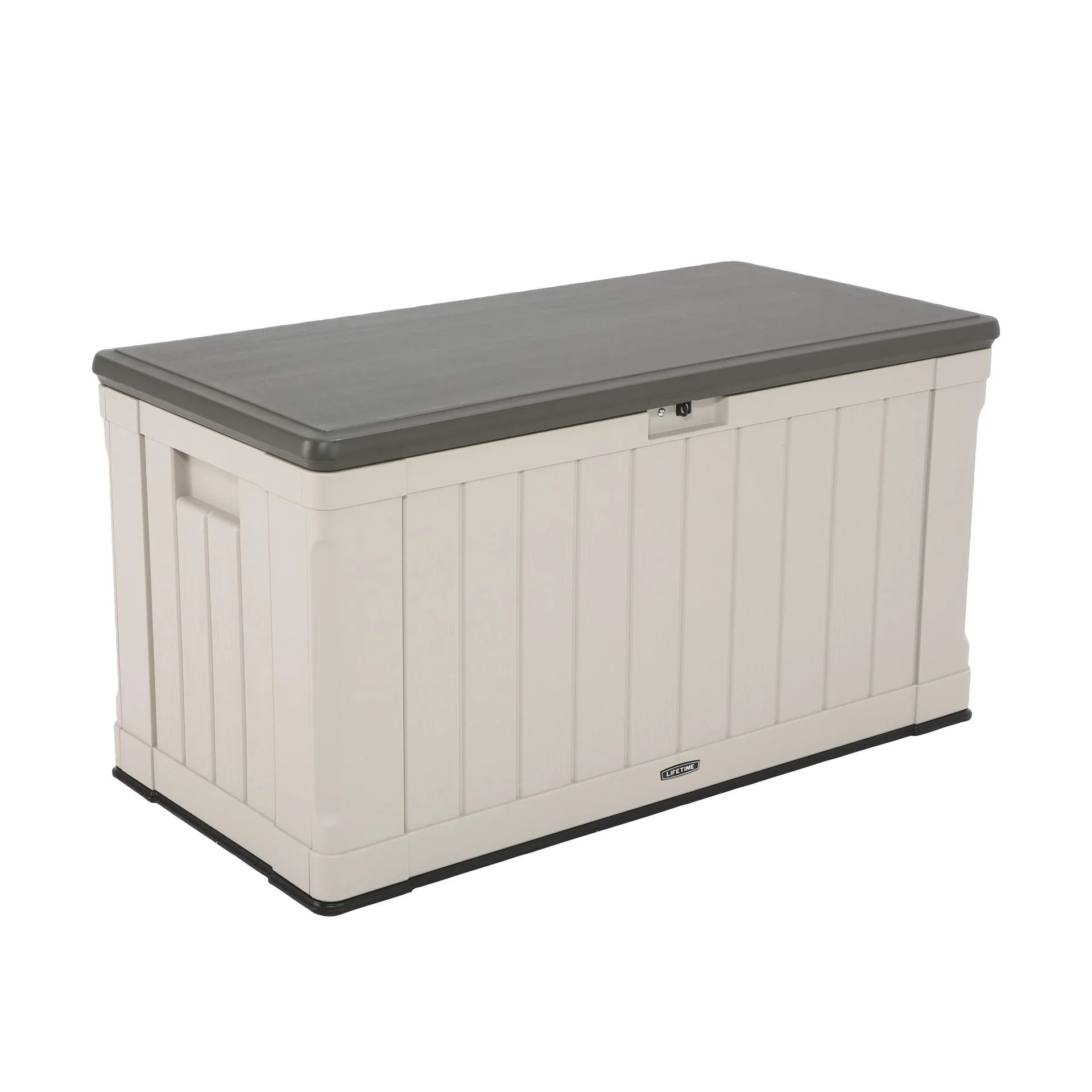 "Cushion Box Harmony 440 L 127.9×64×67.2 cm Light Gray – waterproof, keeps cushions dry image"