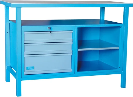 "Workbench P 1200 SL with drawers, lockable image"