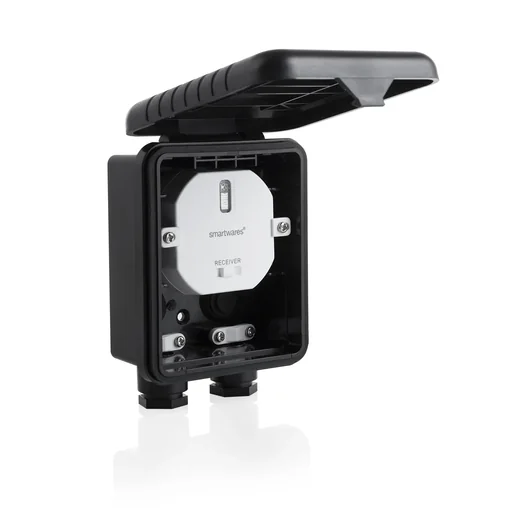 "Outdoor wireless switch with waterproof junction box, 1000 watts image"