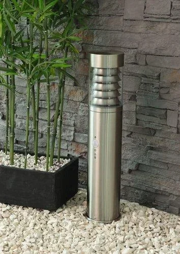"SATURN 2/500 pedestal light with motion detector and day/night sensor, 12 watts, for outdoor use image"