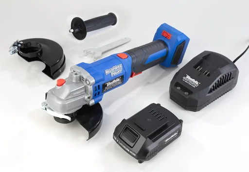 "18V angle grinder BL 125 mm - with battery and charger - image"