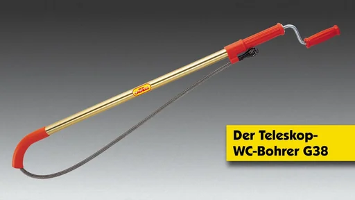 "Telescopic toilet drill G38, length 90 - 180 cm image"