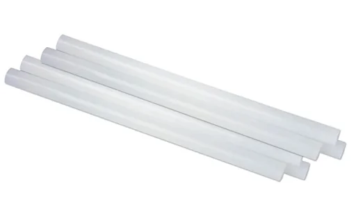 "Hot glue sticks 6 pieces 11 x 200 mm transparent image"