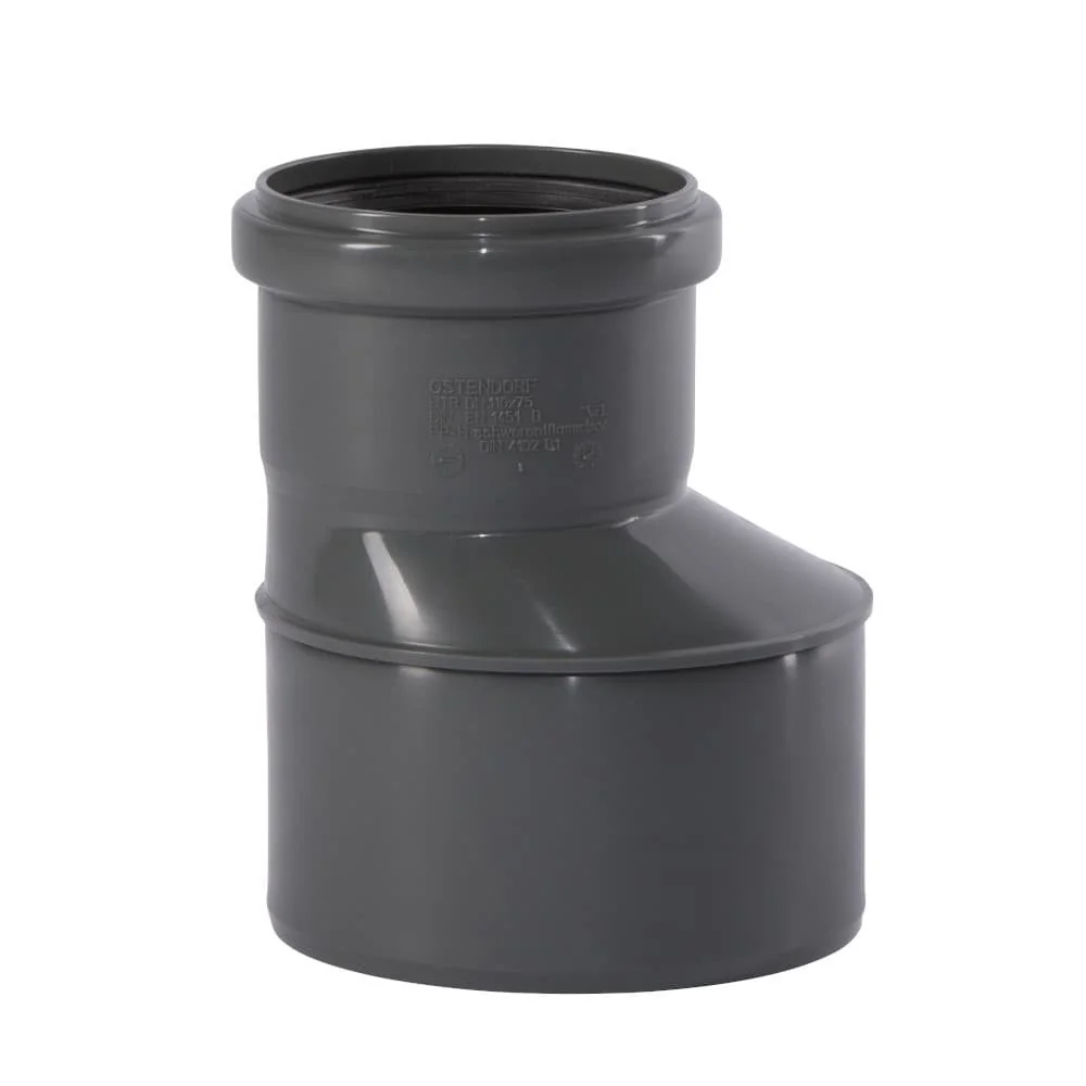 "110mm to 75mm Pipe Reducer - HT Reducer for Drain & Sewer Pipe image"