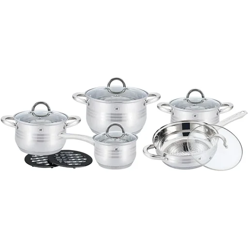 "Herenthal - Complete 12-piece cookware set image"
