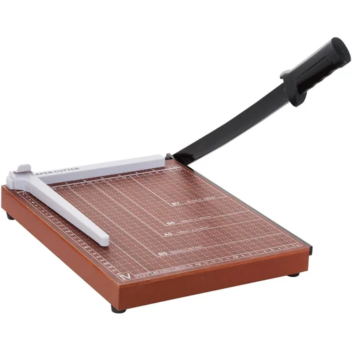 "Paper cutting machine lever cutter paper cutter metal brown image"