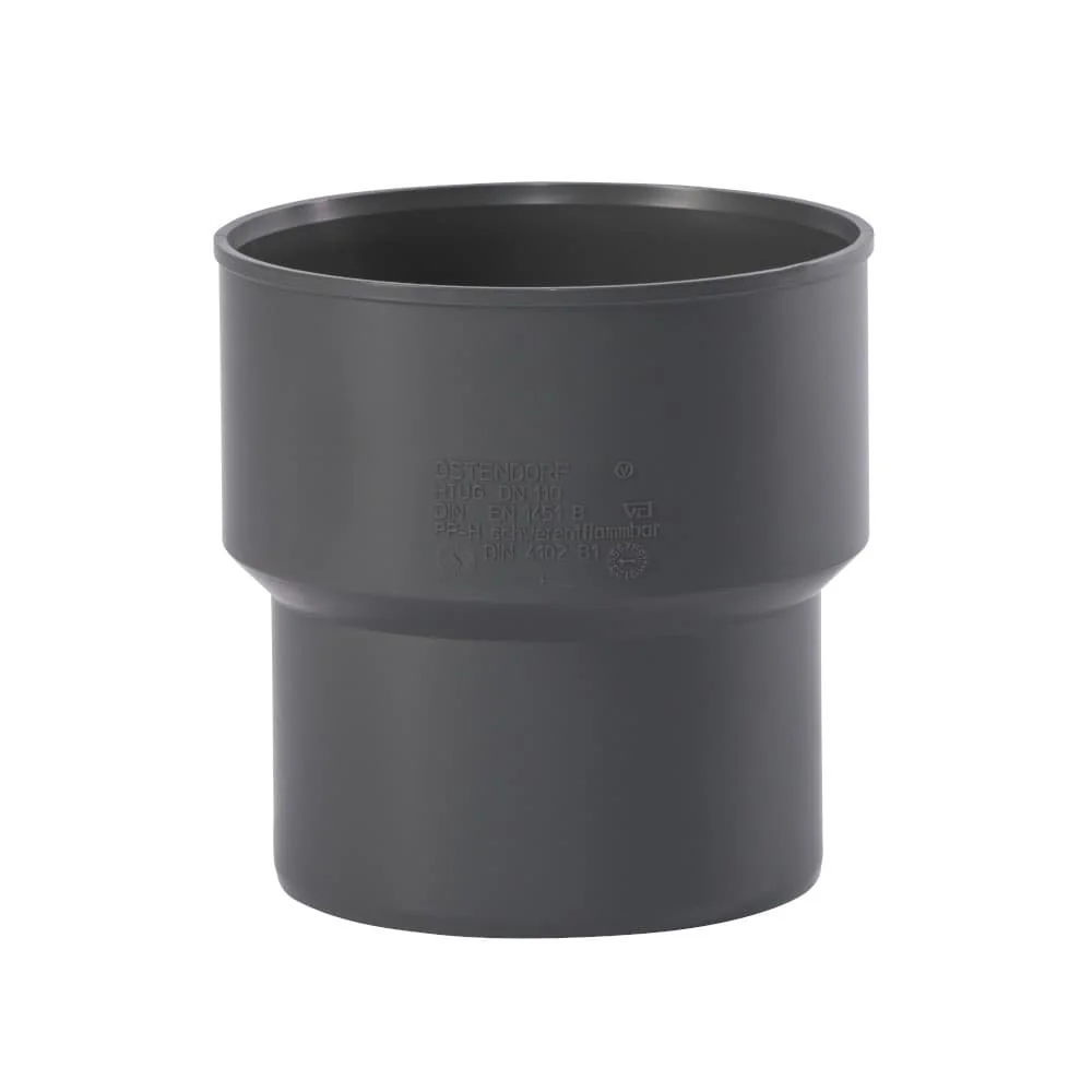 "HTsafeUG Connector DN/OD 110, Drain Pipe Connector, Cast Iron to HT Pipe image"