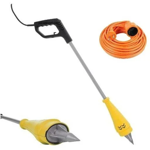 "Toolland VL106 electric dandelion cutter - weed burner - with 10 meter extension cable image"