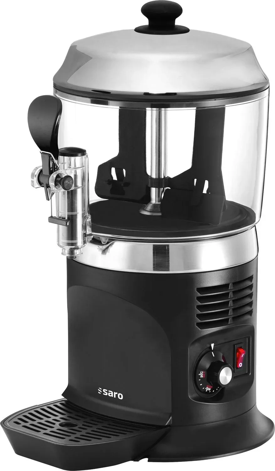 "Hot chocolate machine, cocoa machine Saro - model Nina, black image"