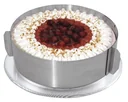 Variable cake ring with scale, from 16-30 cm