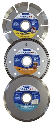 "Diamond cutting disc set, 3-piece image"