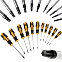 11-piece hex screwdriver set - chrome vanadium steel
