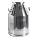 Milk transport jug, stainless steel, 30L