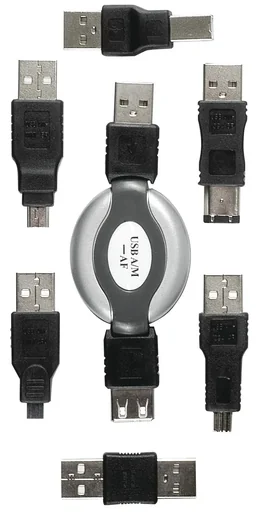 "USB adapter set, 7 pieces image"