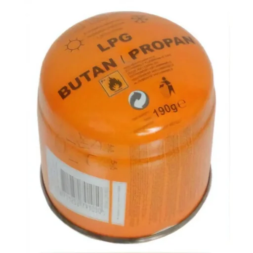 "Newco gas canister 190g for camping or cooking image"