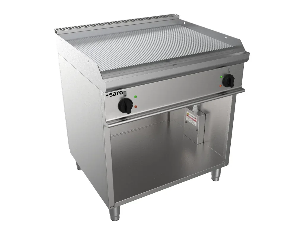 Saro Electric Griddle Plate, Professional electric griddle - Modell E7/KTE2BAR, with Open Basel