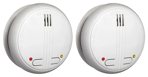 "Linkable wireless smoke detector - pack of 2 image"