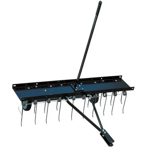 "Turfmaster zog ontmosser - Lawn aerator and scarifier rake image"