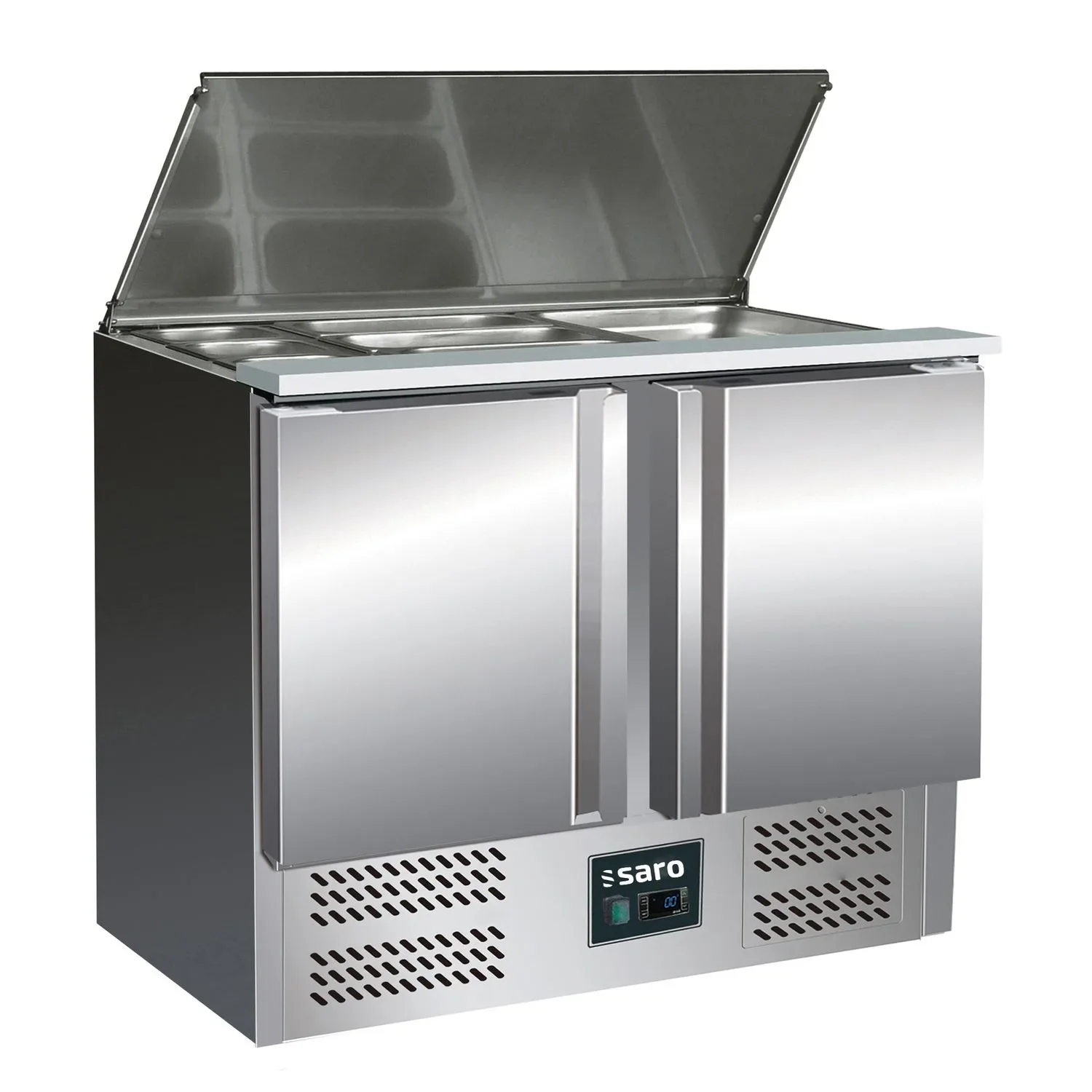 Saro Saladette, Salad bar fridge with 2 doors, model BALDUR S 902