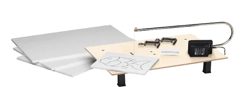 "Styrofoam cutting table device image"