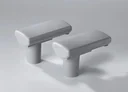 Gutter siphon, pack of 2 - 15 cm long, up to 9 cm downpipe diameter